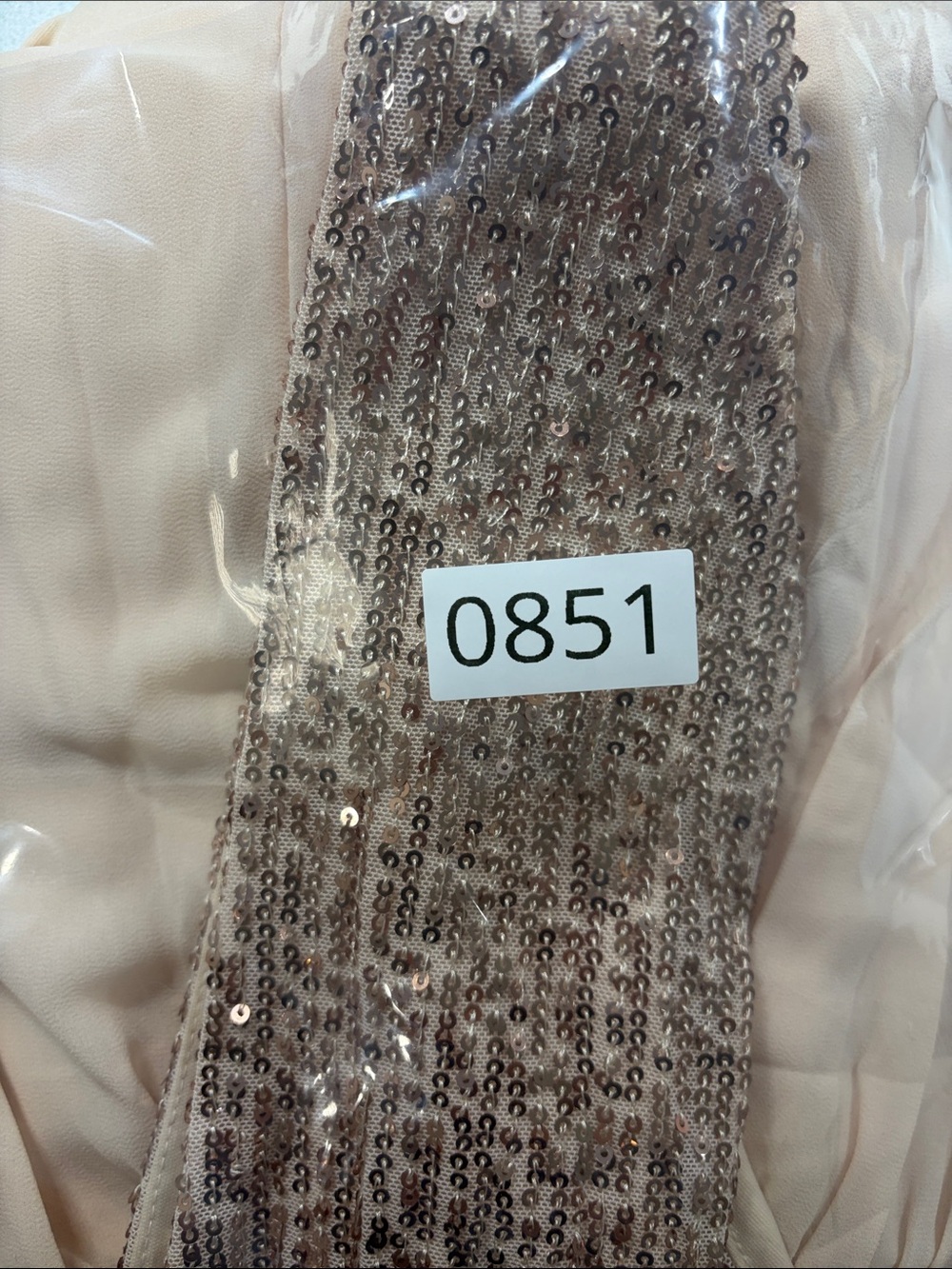NWT Love By Design Daphne Sequin Top V-Plunge Maxi Dress (M) - Picture 8 of 8